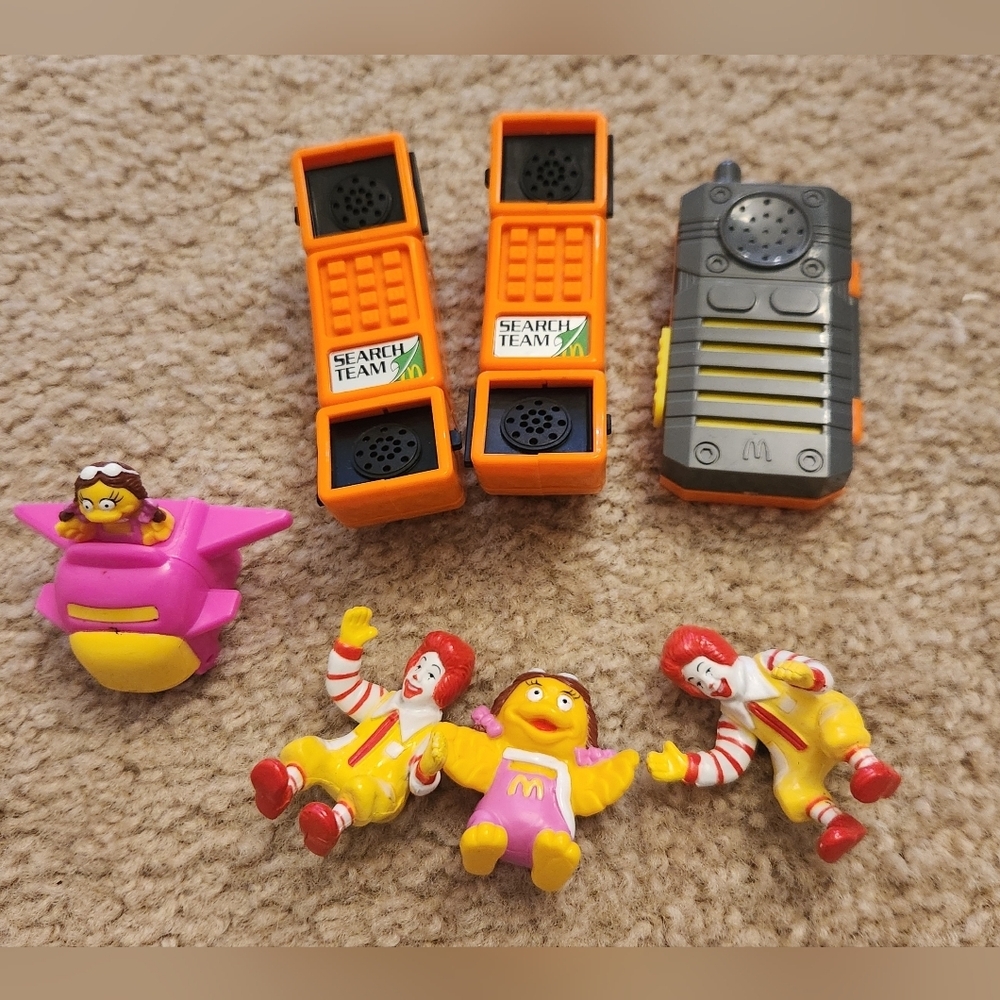 Mcdonalds Food Toys Happy Meal Toys Lot Of 7 Phones Ronald McDonald